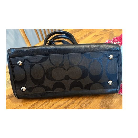 Vintage Coach Handbag with Coach Signature Tag and Tassel - Picture 8 of 11